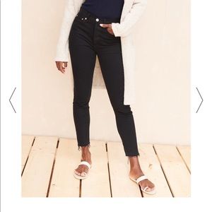 Re/Done High-Rise Skinny Ankle Jeans